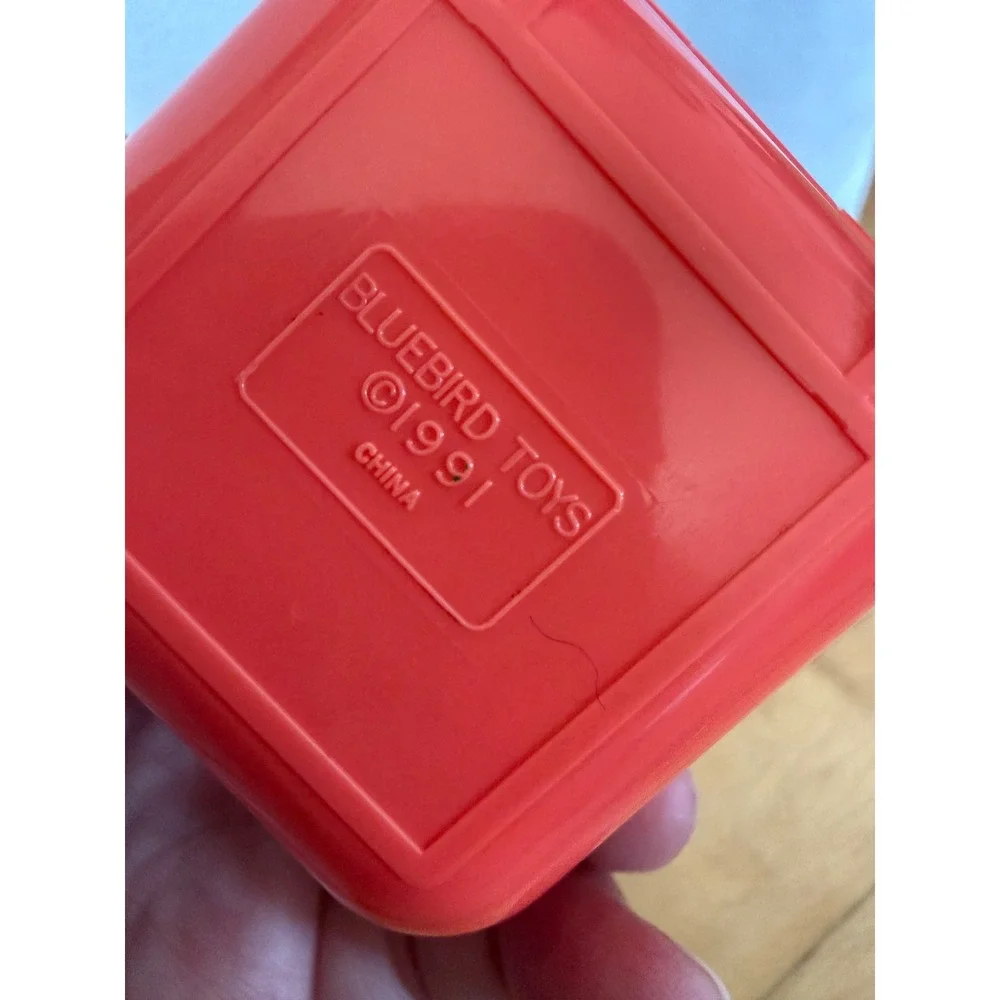 Vintage 1991 Polly Pocket Beach Cafe Compact Bluebird Toys Coral Orange Boat